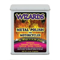ЧИСТЯЩАЯ ВАТА ХРОМА для мотоциклов WIZARDS® METAL POLISH™ 
